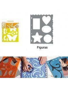 PLANTILLAS DE CORTE TRANSPARENTES CON FORMAS PARA SCRAPBOOKING MODELO FIGURAS
