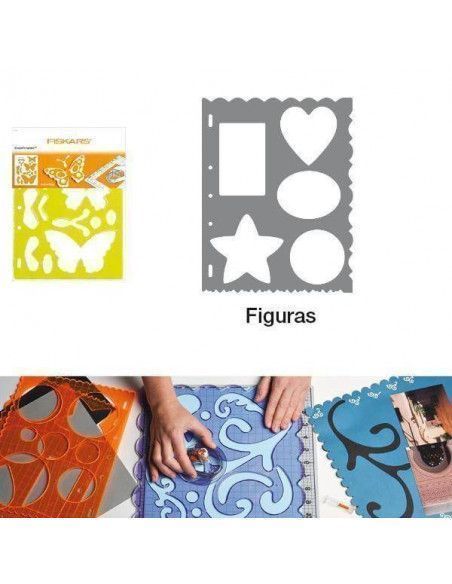PLANTILLAS DE CORTE TRANSPARENTES CON FORMAS PARA SCRAPBOOKING MODELO FIGURAS