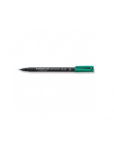 ROTULADOR VERDE LUMOCOLOR S CON TRAZO DE 0.4 MM