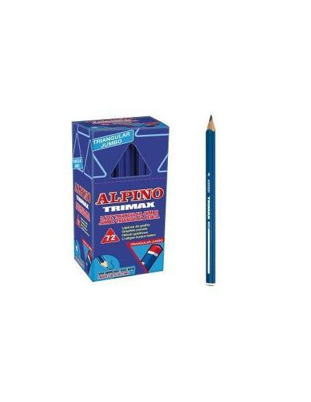 PACK LAPICEROS DE GRAFITO JUNIOR TRIMAX 72 UND ALPINO
