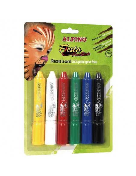 SET MAQUILLAJE FIESTA STICK 6 UDS X 5 GR