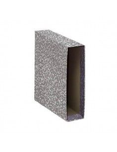 CAJETIN ARCHIVADOR A4 GRIS JASPEADO