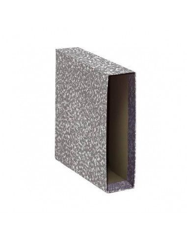 CAJETIN ARCHIVADOR A4 GRIS JASPEADO