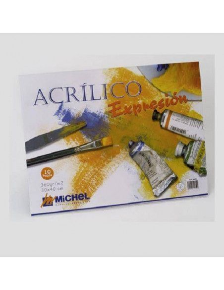 BLOC PARA ACRILICO MICHEL 30X40 CM.