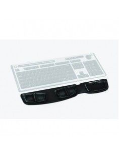 REPOSAMUÑECAS TECLADO GEL CANAL V NEGRO
