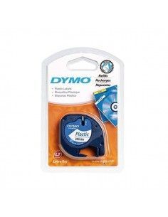 CINTA PLASTICO DYMO LETRATAG 12 MM X 4 M COLOR BLANCO