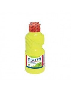 TEMPERA FLUORESCENTE GIOTTO 250 ML COLOR AMARILLO