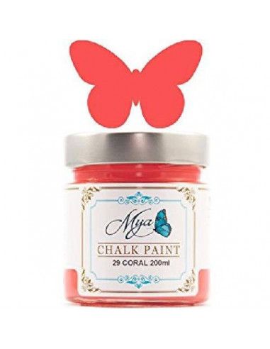 MYA CHALK PAINT 200ML CORAL PINTURA