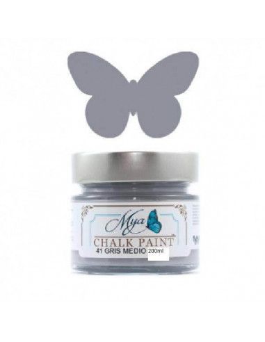 GRIS MEDIO 200ML CHALK PAINT MYA PINTURA