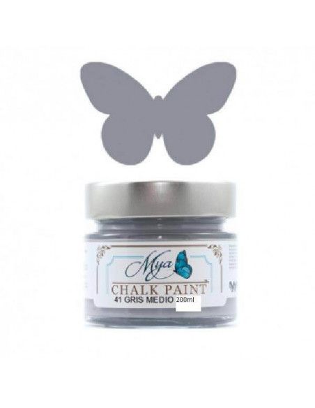 GRIS MEDIO 200ML CHALK PAINT MYA PINTURA