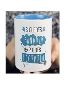 `SI PUEDES SOÑARLO PUEDES LOGRARLO´ LA MENTE ES MARAVILLOSO TAZA DE CERAMICA