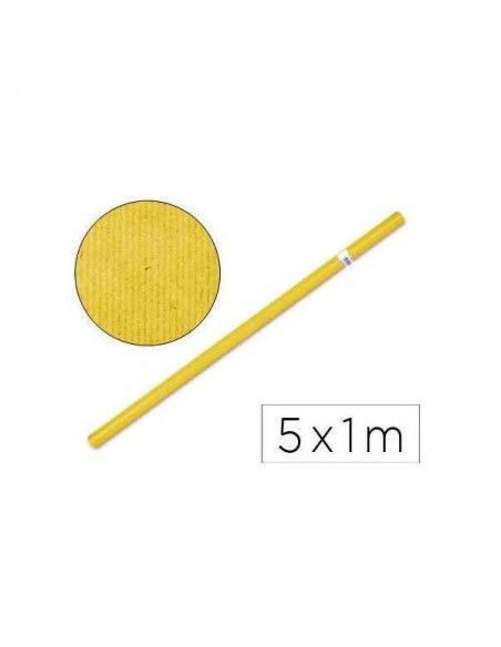 PAPEL COLOR AMARILLO KRAFT 1X5M.