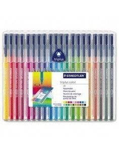 CAJA DE 20 ROTULADORES TRIPLUS COLOR STAEDTLER