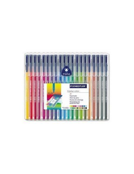 CAJA DE 20 ROTULADORES TRIPLUS COLOR STAEDTLER