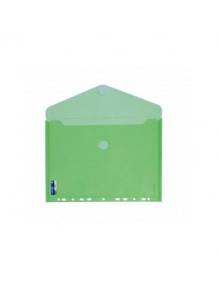 SOBRE CIERRE VELCRO MULTITALADRO A4 COLOR VERDE