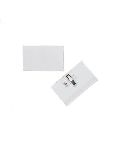 IDENTIFICADOR CON PINZA E IMPERDIBLE 91X57 MM
