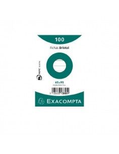 FICHAS PARA FICHEROS DE 100 UNDS 65 X 95 MM MODELO RAYADO.