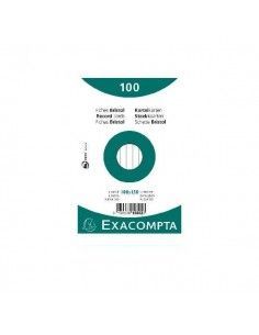 FICHAS RAYADAS PARA FICHEROS DE 205 GR BRISTOL DE 100X150 MM CAJA DE 100 UND