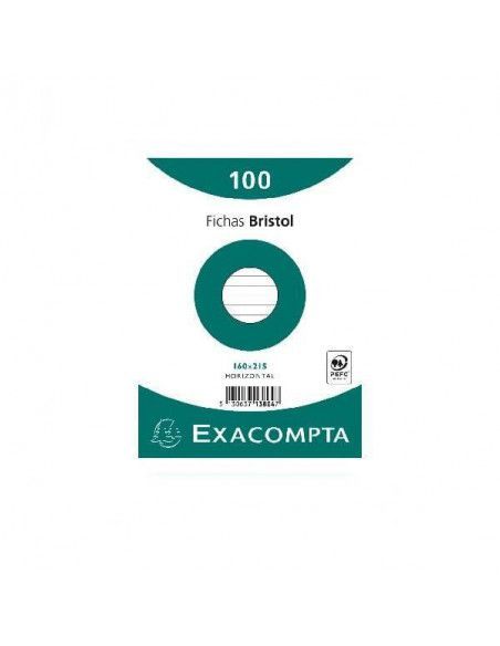 FICHAS DE FICHEROS DE 205 GR CAJA CON 100 UNIDADES DE 160X215 MM