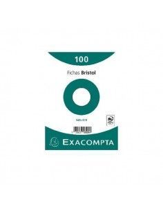 FICHA BLANCA LISA PARA FICHEROS DE 160X215 MM 100 UND