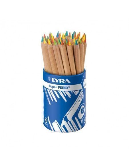 LÁPIZ DE COLOR LYRA SUPERFERBY MINA DE 4 COLORES SURTIDOS