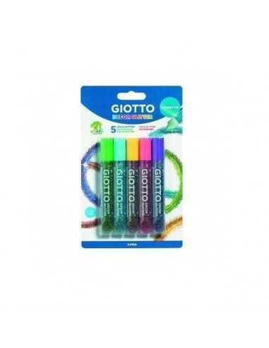 GLITTER ACABADO CONFETTIS DE 10.5 ML EN BLISTER DE 5 UNIDADES GIOTTO