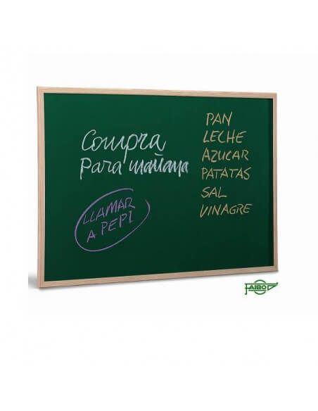 pizarra verde marco madera 30x40