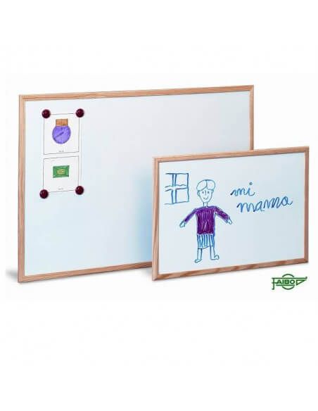 pizarra metálica blanca 40x60