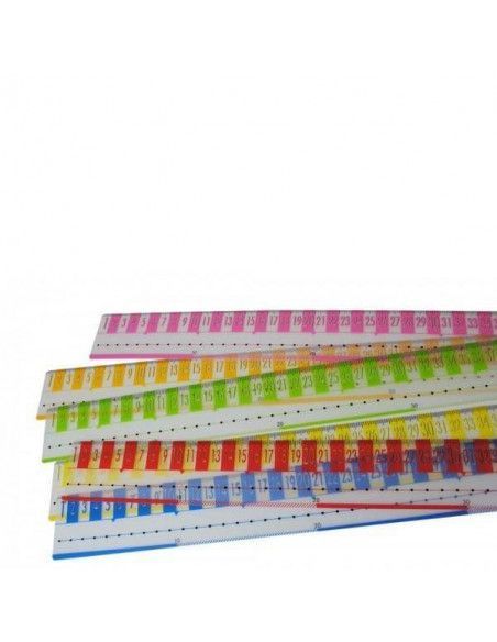reglas infantiles flexibles Henbea de 1 metro