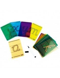 Plantillas de letras Henbea para grafomotricidad infantil