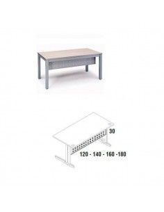FALDON METALICO PARA MESA DE METAL DE ROCADA 140X30 CM