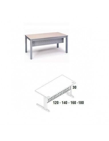 FALDON METALICO PARA MESA DE METAL DE ROCADA 140X30 CM