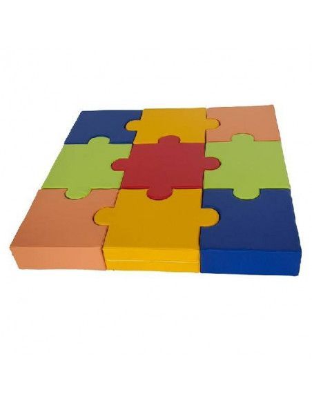 ASIENTO DE FOAM CON FORMA DE PUZZLE DE SUMO DIDACTIC 150X150X18 CM Y 9 PIEZAS