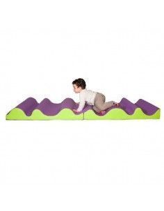 COLCHONETAS QUITAMIEDOS EN FORMA DE OLAS PLEGABLES 200X100X15 CM APTO PARA NIÑOS DE 6 A 18 MESES