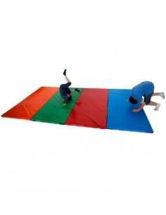 COLCHONETA ESCOLAR CON VELCRO COLOR AZUL 200X100X5 CM SUMO DIDACTIC