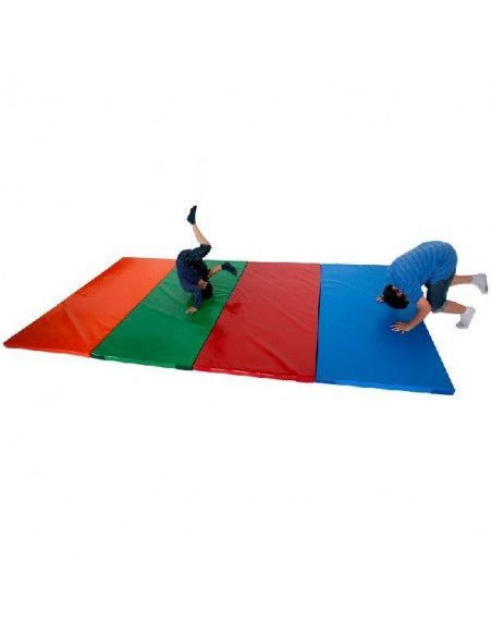 COLCHONETA ESCOLAR CON VELCRO COLOR AZUL 200X100X5 CM SUMO DIDACTIC