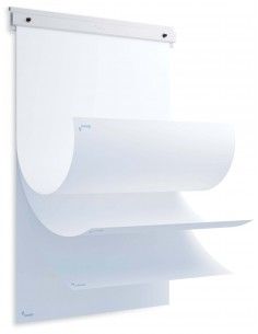 BLOCK PARA PIZARRA DE PARED MODULAR SKINWHITE BOARD 20 HOJAS 65 X 90CM.