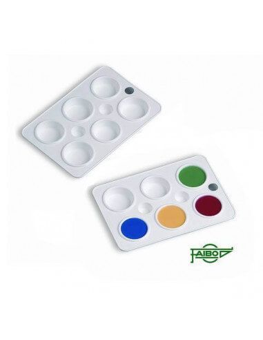 PALETA DE PLASTICO CON 6 DEPARTAMENTOS