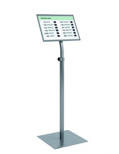 DISPLAY INFORMATIVO BLANCO REGULABLE 94X58X4.5 CM METALICO DE ROCADA TAMAÑO A3