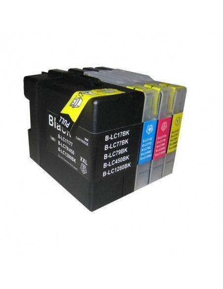 BROTHER LC1280XXBK V.3 NEGRO LC-1280BK COMPATIBLE CARTUCHO 2.400 PAG