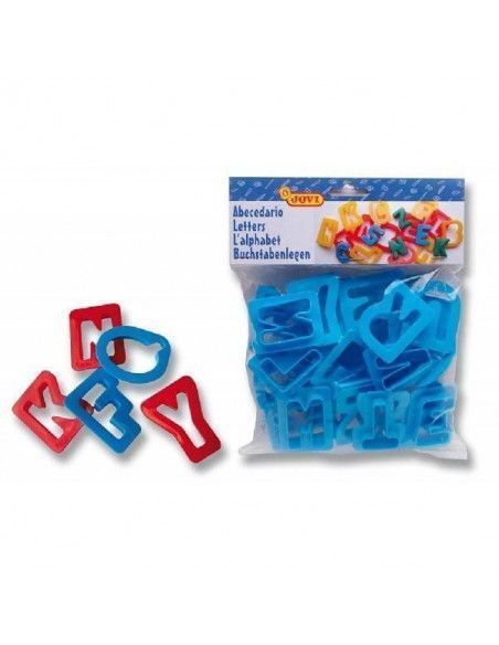 PLANTILLAS DE LETRAS PARA PASTA DE MODELAR BOLSA  CON ABECEDARIO