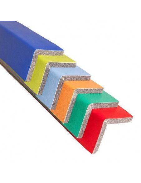 PACK DE 6 CANTONERAS DE FOAM CON FIJACIÓN CON TORNILLOS 120X9X9 CM SUMO DIDACTIC