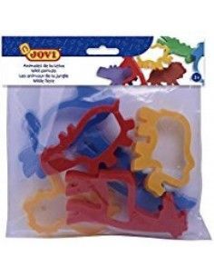 PLANTILLAS PARA PASTA DE MODELAR CON ANIMALES DE LA JUNGLA