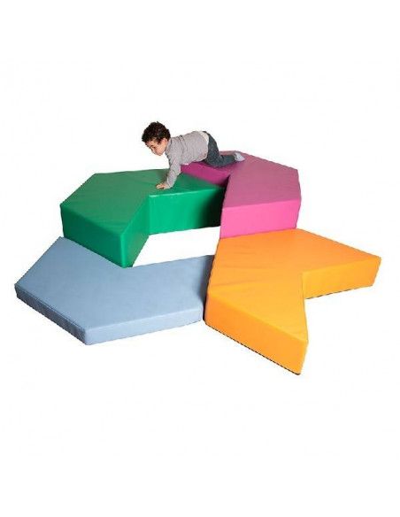 SET DE 4 PIEZAS DE MOTRICIDAD INFANTIL DE 18 MESES A  3 AÑOS 250X100X40 CM 20.9 KG SUMO DIDACTIC