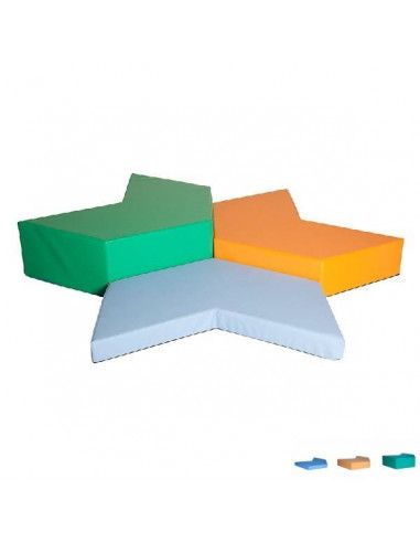 CONJUNTO DE 3 PIEZAS DE MOBILIARIO INFANTIL PARA NIÑOS DE 18 MESES A 3 AÑOS 185X185X30 CM 13.2 KG