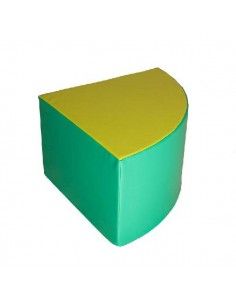 SILLÓN DE FOAM CON FORMA DE QUESITO DE 60X60X40 CM 4.6 KG