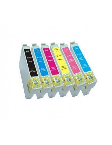 EPSON T0801 NEGRO T0801 COMPATIBLE CARTUCHO 13ml