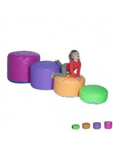SET DE 4 PIEZAS DE PSICOMOTRICIDAD INFANTIL DE 260X80X60 CM  IDEAL PARA NIÑOS DE 18 MESES A 3 AÑOS