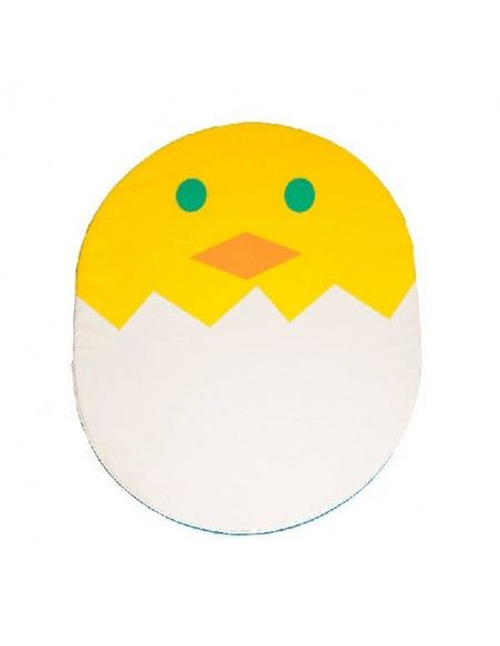 TATAMI INFANTIL CON FORMA DE  POLLITO 160X120X2 CM