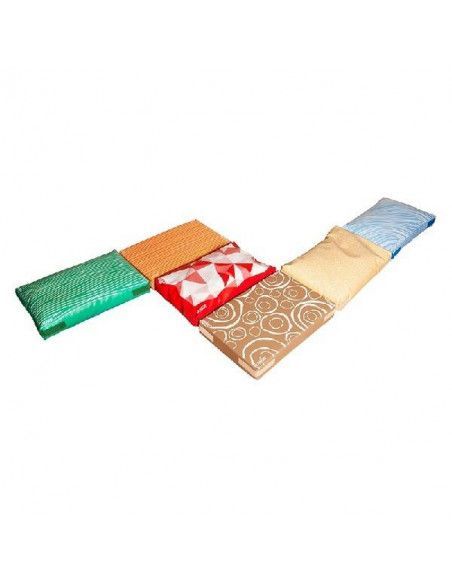SET DE 6 COJINES DE PSICOMOTRICIDAD SENSORIAL 225X100X10 CM 14.3 KG SUMO DIDACTIC